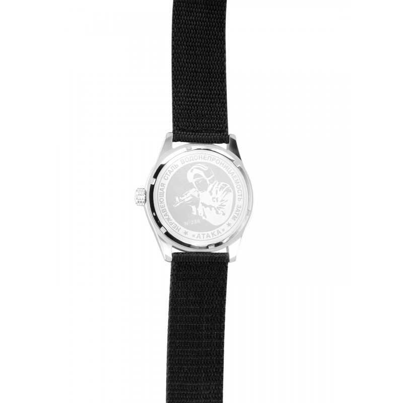 С2861358-2115-09 russian military style Men's watch кварцевый wrist watches Spetsnaz "Ataka" logo Пограничные войска  С2861358-2115-09