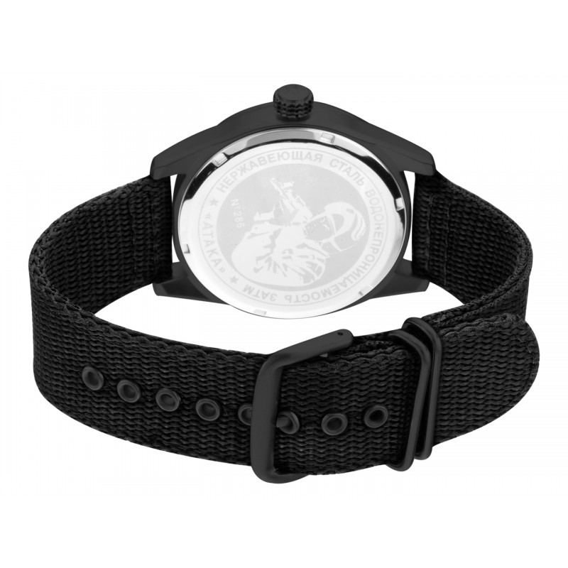 С2861358-2115-09 russian military style Men's watch кварцевый wrist watches Spetsnaz "Ataka" logo Пограничные войска  С2861358-2115-09