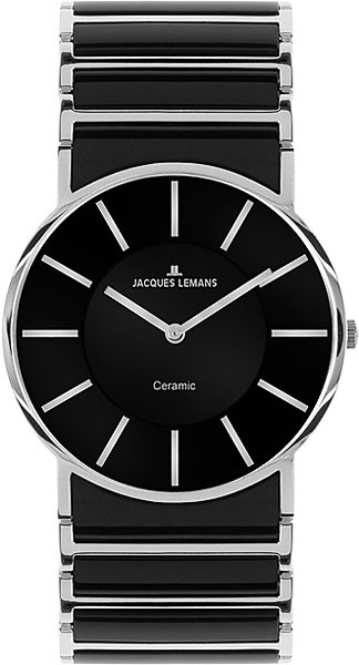 1-1649A  кварцевые наручные часы Jacques Lemans "High Tech Ceramic"  1-1649A
