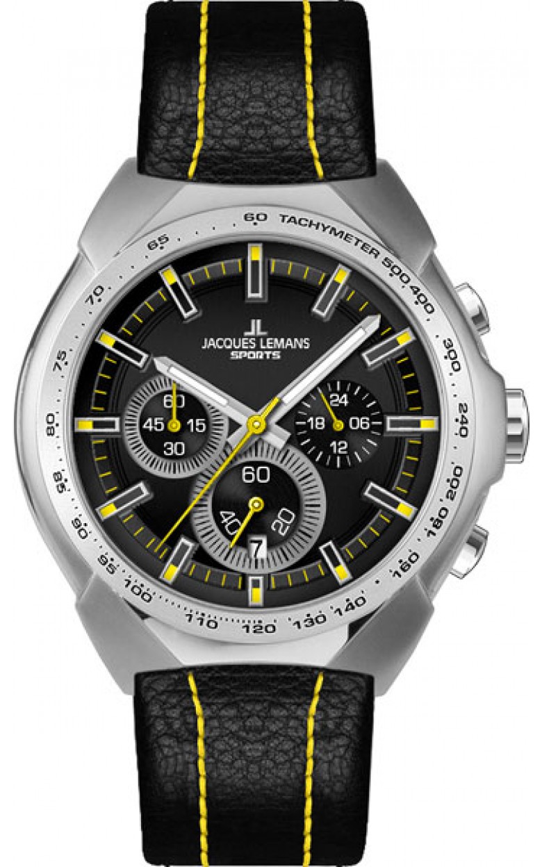 1-1675E  кварцевые наручные часы Jacques Lemans "Sport"  1-1675E