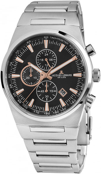 1-1734A  кварцевые наручные часы Jacques Lemans "Sport"  1-1734A