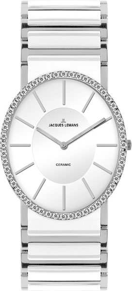 1-1819B  кварцевые наручные часы Jacques Lemans "High Tech Ceramic"  1-1819B