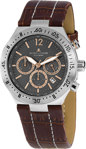 1-1837D  кварцевые наручные часы Jacques Lemans "Sport"  1-1837D