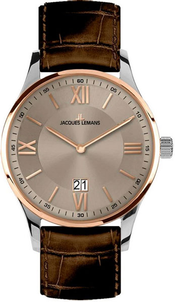 1-1845E  кварцевые наручные часы Jacques Lemans "Classic"  1-1845E