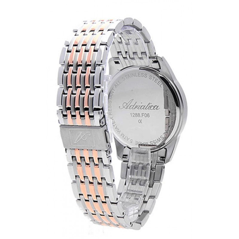 A1288.R117Q swiss кварцевый wrist watches Adriatica "Premier" for men  A1288.R117Q