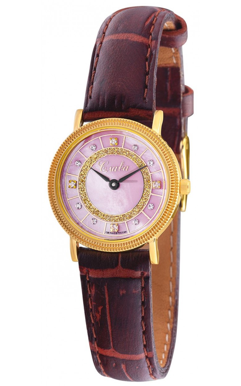 1029207/1L22 russian Lady's watch кварцевый wrist watches Slava  1029207/1L22