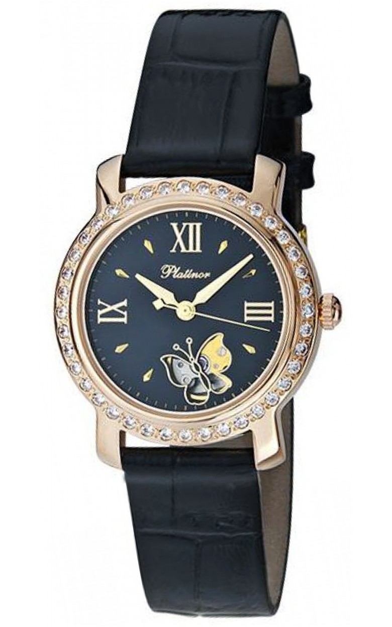 97956.535 russian gold кварцевый wrist watches Platinor "оливия" for women  97956.535