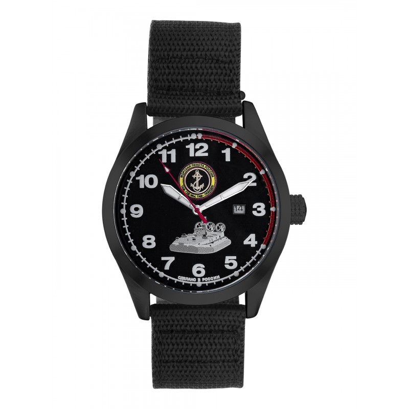 С2864353-2115-09  кварцевые наручные часы Спецназ "Атака" логотип Морская пехота России  С2864353-2115-09