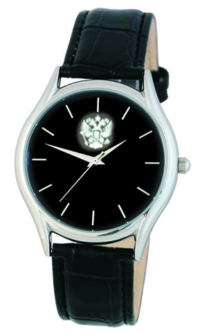 1111533/2035  кварцевые наручные часы Слава "Патриот" логотип Герб РФ  1111533/2035