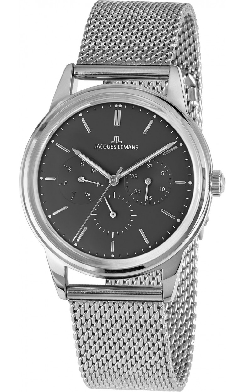 1-2061F  кварцевые наручные часы Jacques Lemans "Retro Classic"  1-2061F