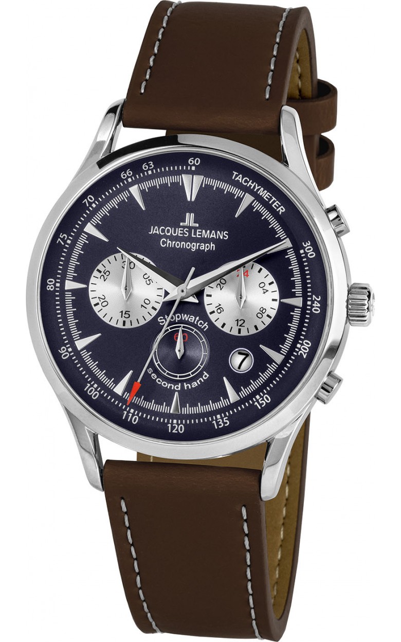 1-2068C  кварцевые наручные часы Jacques Lemans "Retro Classic"  1-2068C