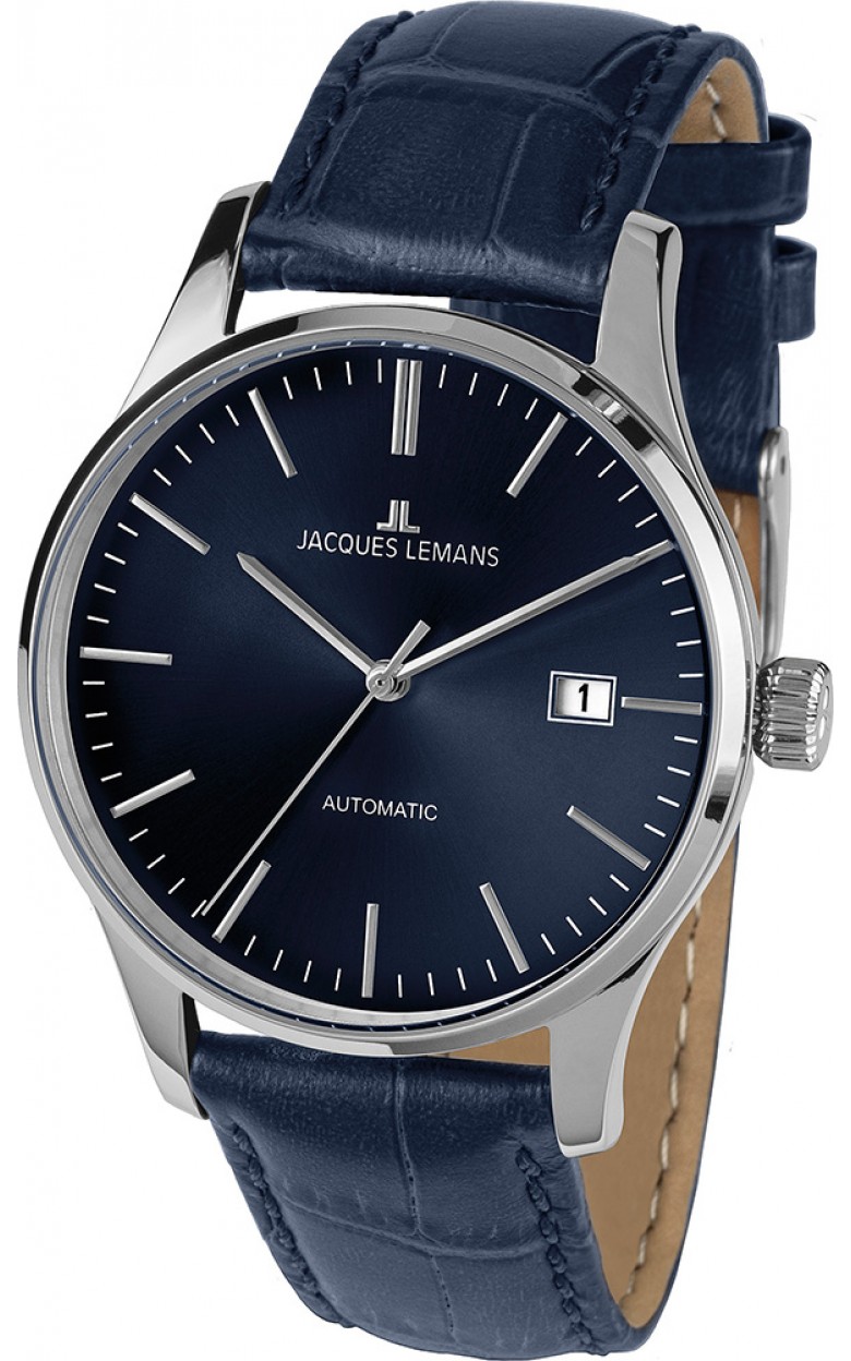 1-2073D  механические с автоподзаводом наручные часы Jacques Lemans "Classic"  1-2073D