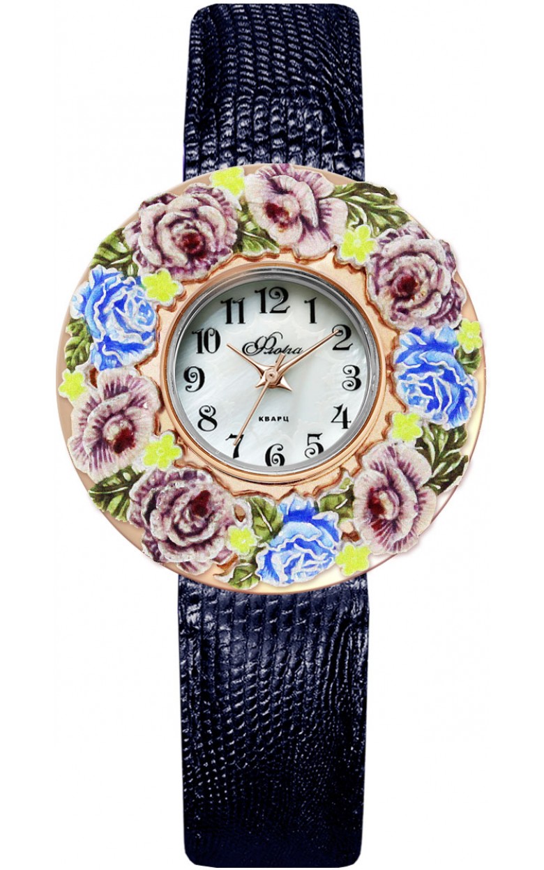 1143S11-B6L2 russian wrist watches флора for women  1143S11-B6L2