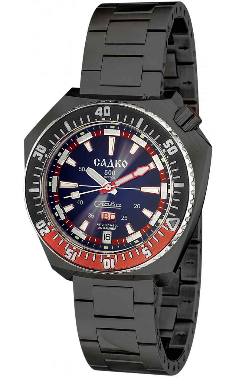 5006168/100-2427 russian watertight механический automatic wrist watches Slava "Sadko" for men  5006168/100-2427