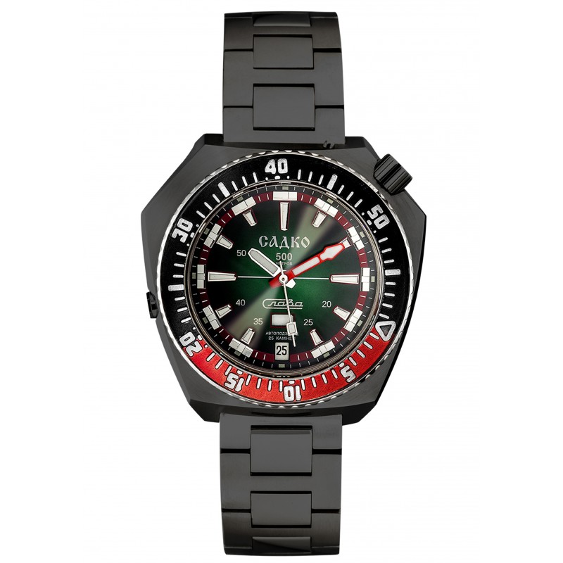 5006169/100-2427 russian watertight Men's watch механический automatic wrist watches Slava "Sadko"  5006169/100-2427