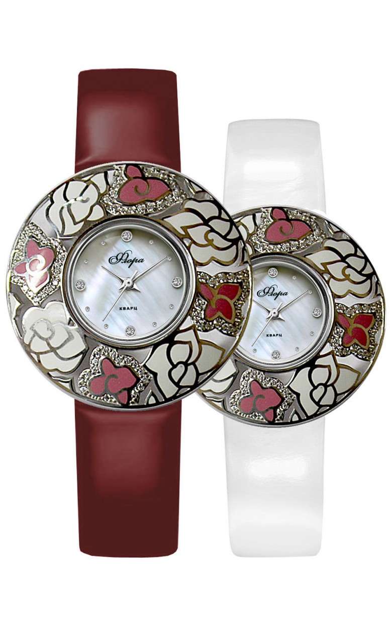 1143S19-B6L1 Розалия-2 russian Lady's watch кварцевый wrist watches Flora  1143S19-B6L1 Розалия-2