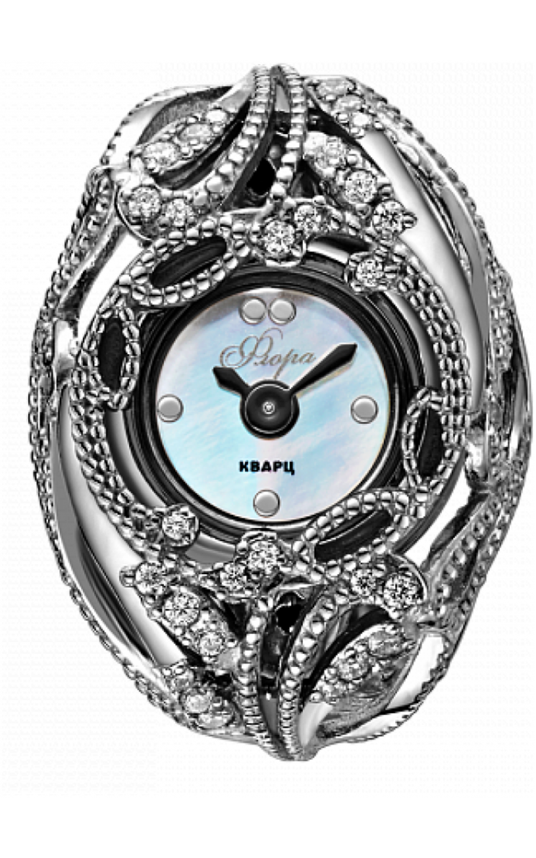 1311S1-K1 Узоры russian Lady's watch кварцевый wrist watches Flora  1311S1-K1 Узоры