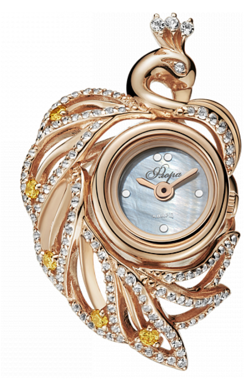 1278S2-K3 Жар-Птица russian Lady's watch кварцевый wrist watches Flora  1278S2-K3 Жар-Птица