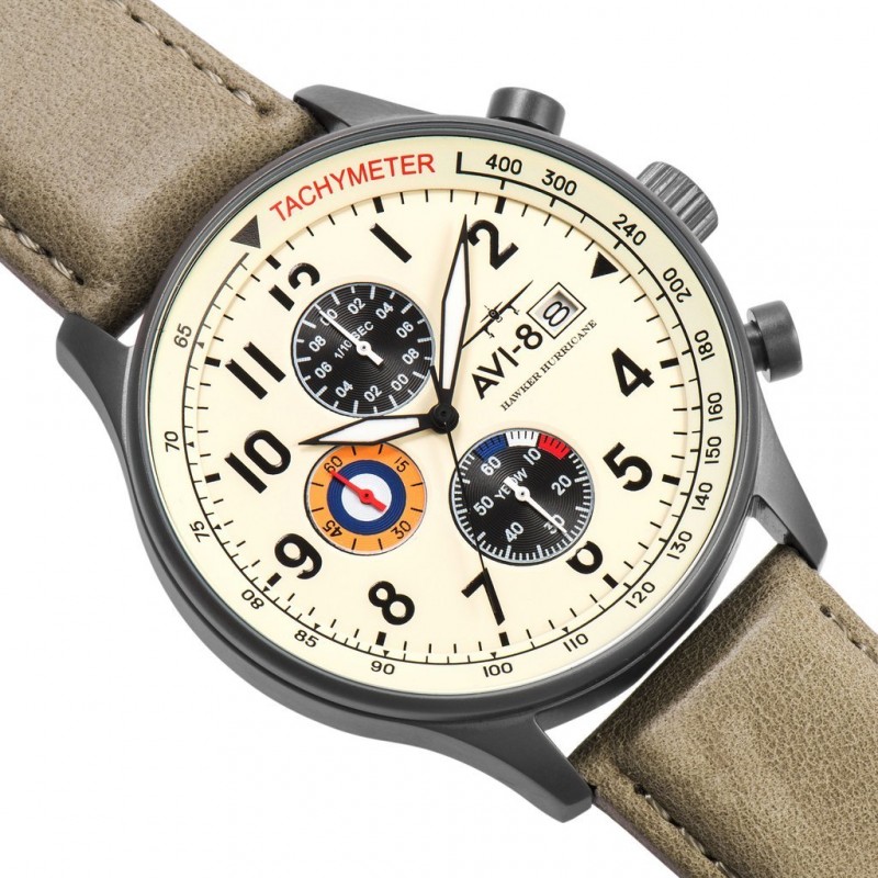AV-4011-0C  кварцевые наручные часы AVI-8 "Hawker Hurricane"  AV-4011-0C