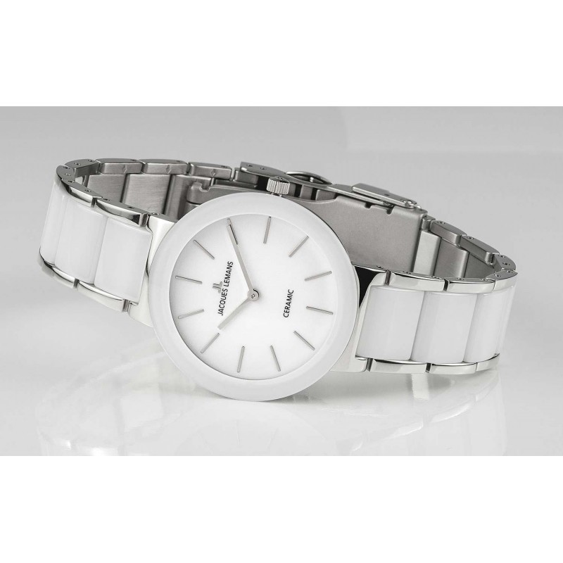 42-8B  кварцевые наручные часы Jacques Lemans "High Tech Ceramic"  42-8B