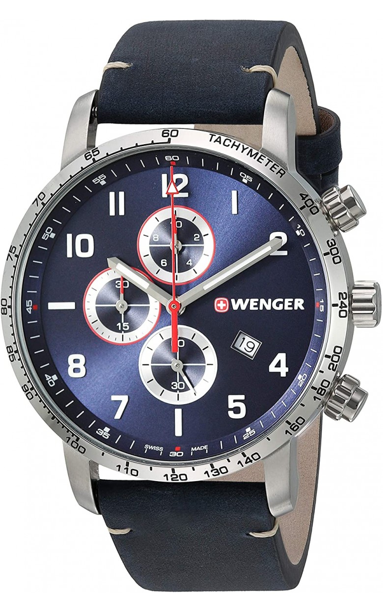 01.1543.109 swiss quartz wrist watches Wenger for men  01.1543.109
