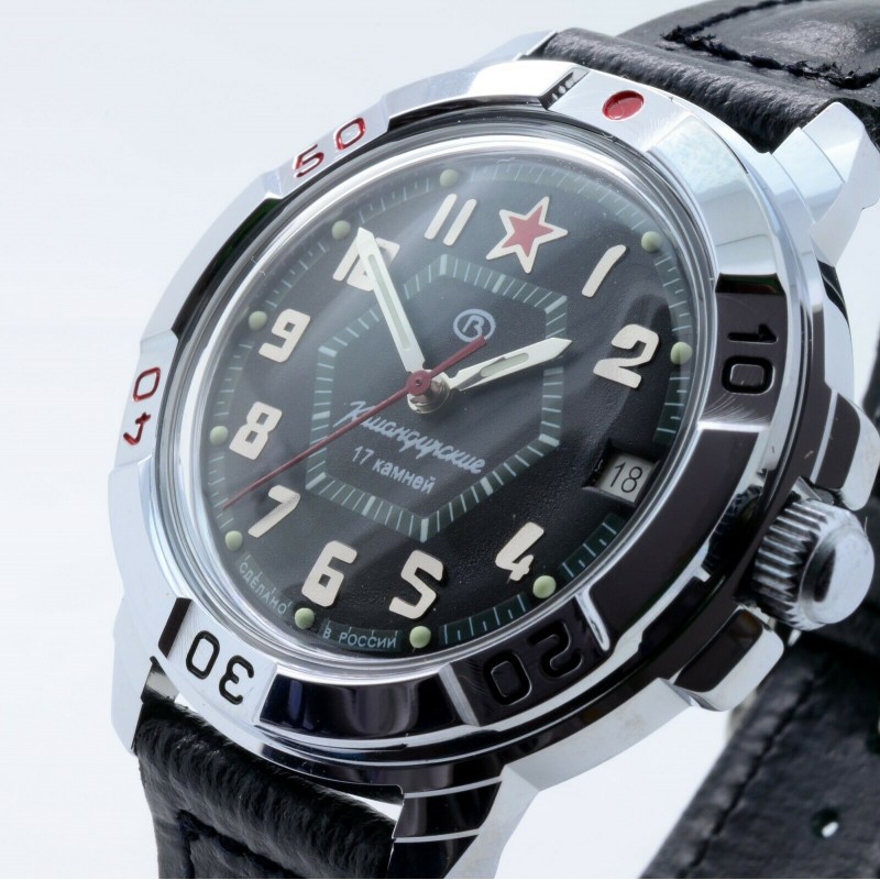 431744 russian Men's watch механический wrist watches Vostok "Komandirskie"  431744