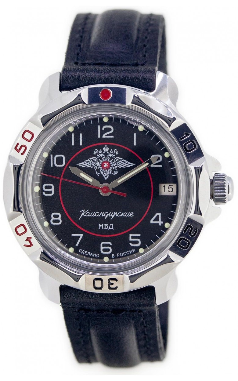 811952 russian механический wrist watches Vostok "Komandirskie" for men logo МВД  811952