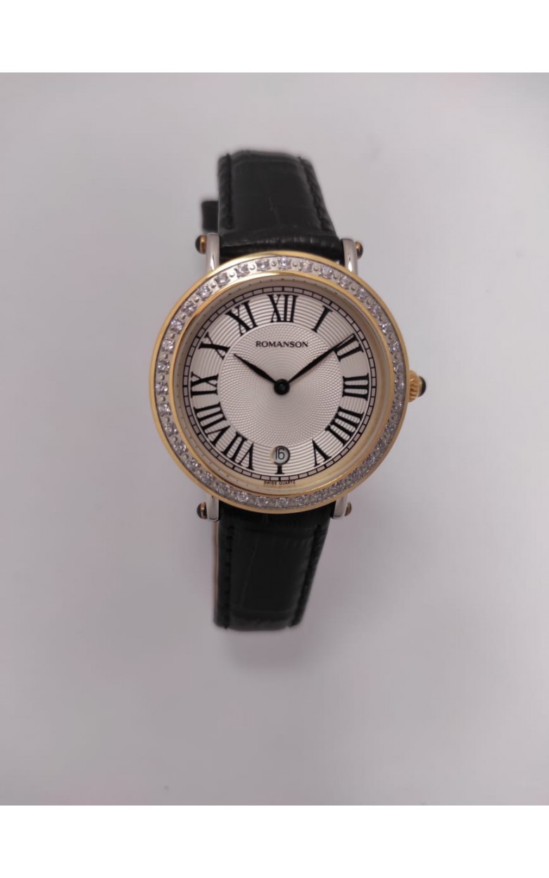 RL 1253Q LC(WH)BK_ucenka  Lady's watch кварцевый wrist watches Romanson  RL 1253Q LC&#40;WH&#41;BK_ucenka