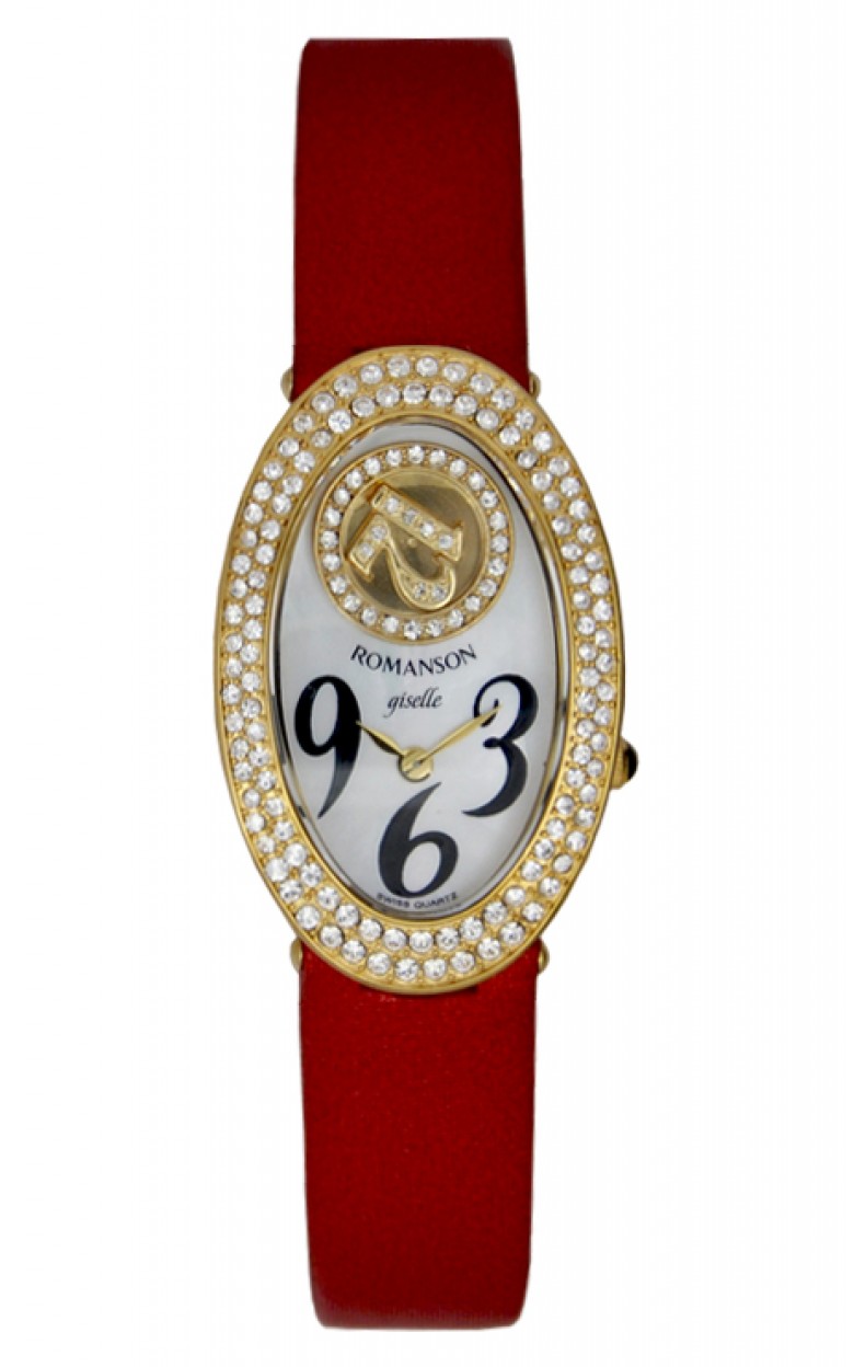 RL 7267 QLG(WH)RED_ucenka  Lady's watch кварцевый wrist watches Romanson "Giselle"  RL 7267 QLG&#40;WH&#41;RED_ucenka