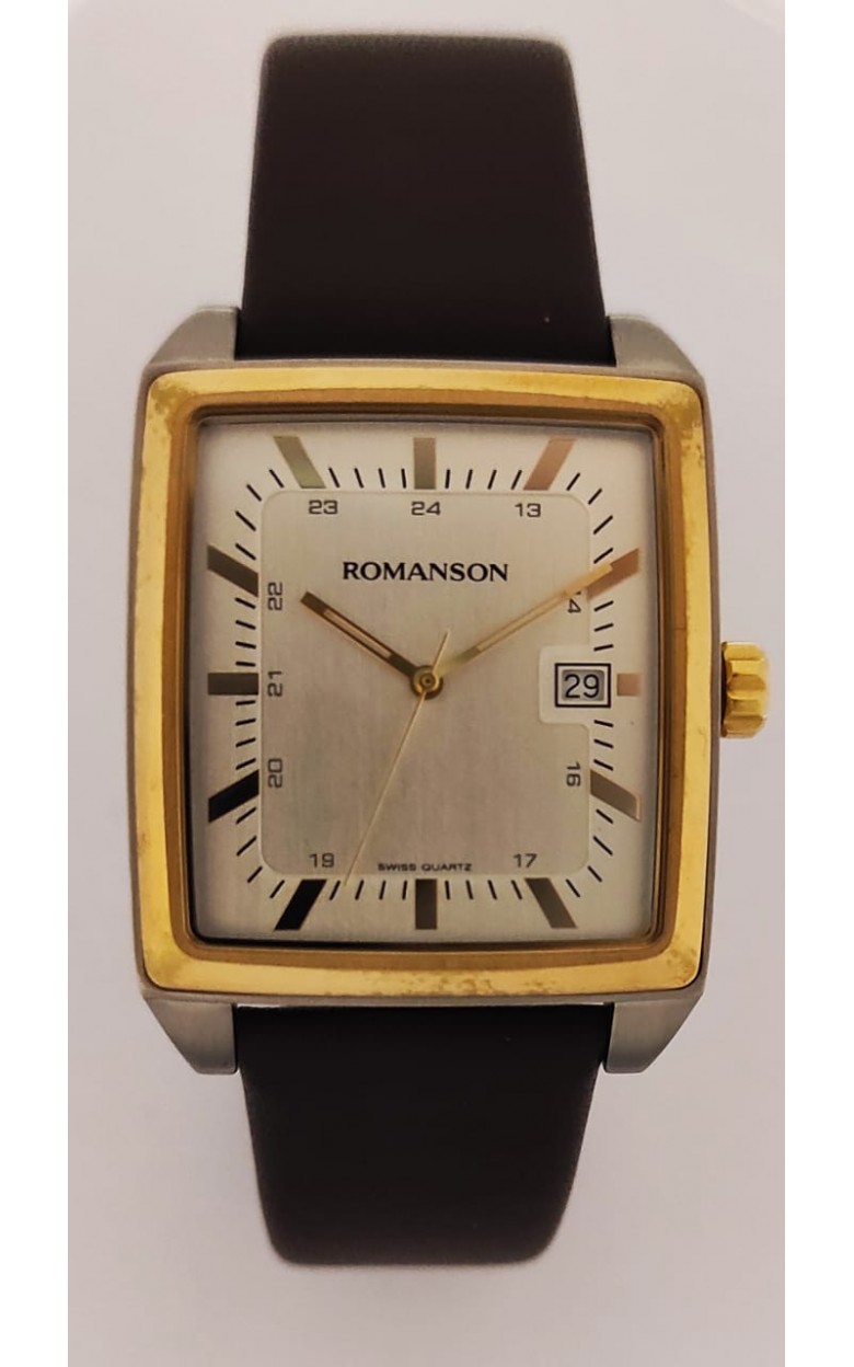TL 3248 MC(WH)BN_ucenka  кварцевый wrist watches Romanson for men  TL 3248 MC&#40;WH&#41;BN_ucenka