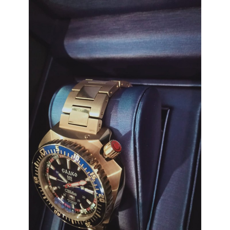 5003168/100-2427 russian watertight Men's watch механический automatic wrist watches Slava "Sadko"  5003168/100-2427