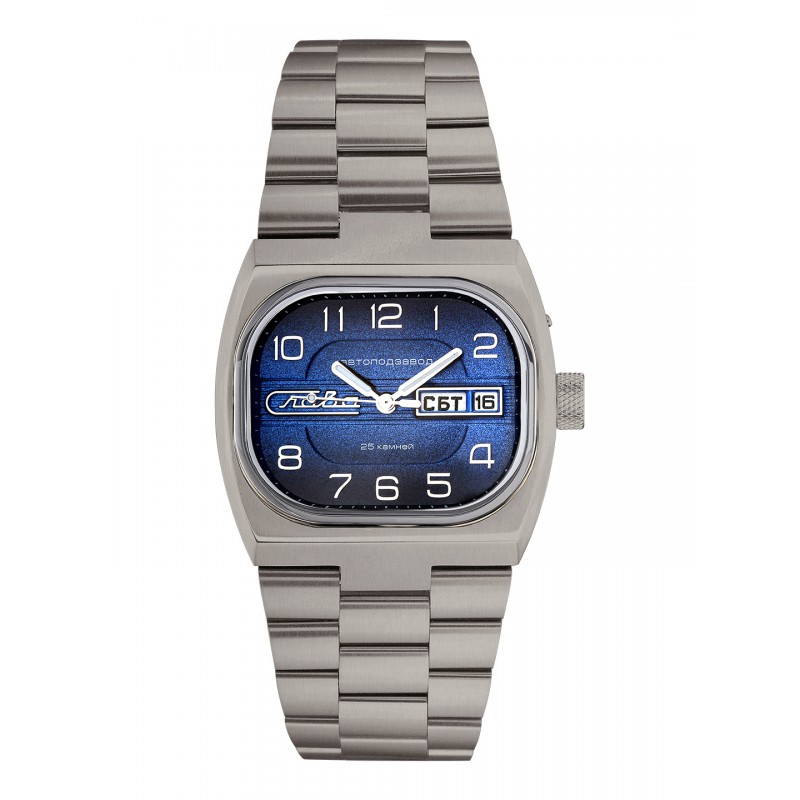 0222299/100-2427  механический automatic wrist watches Slava "телевизор Titanium"  0222299/100-2427