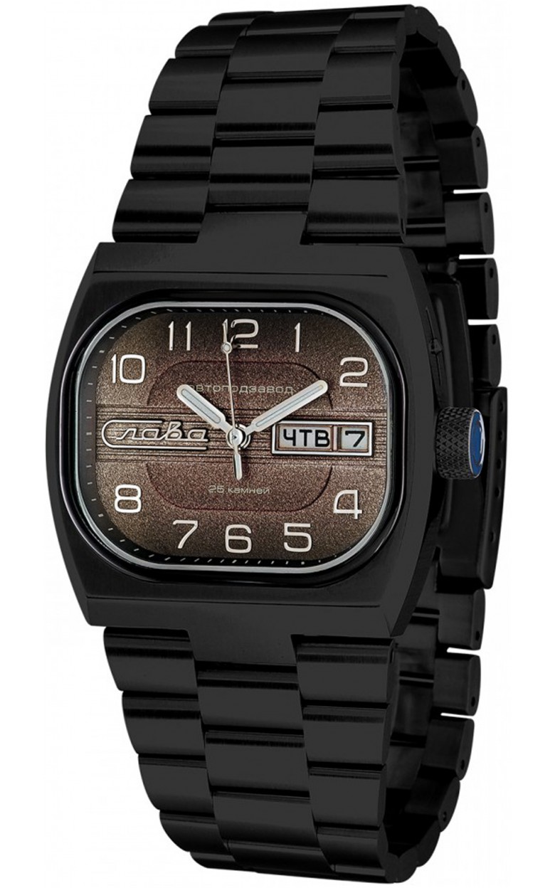 0224305/100-2427 russian механический automatic wrist watches Slava "телевизор Titanium" for men  0224305/100-2427