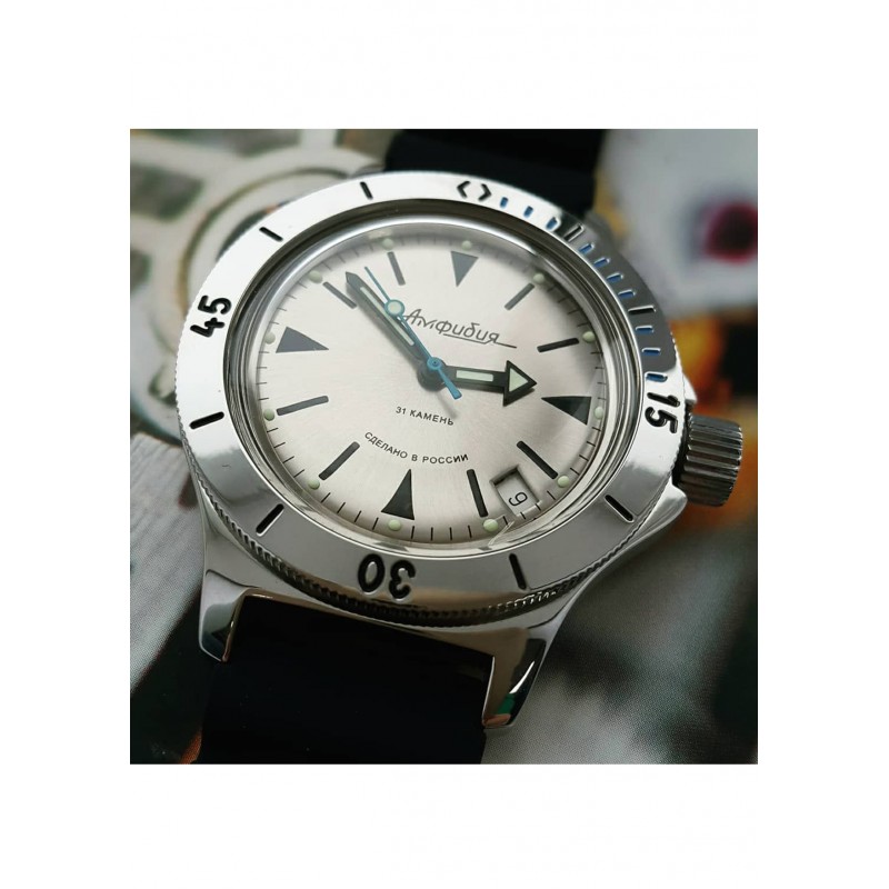 120847 russian watertight механический wrist watches Vostok "Amphibia" for men  120847