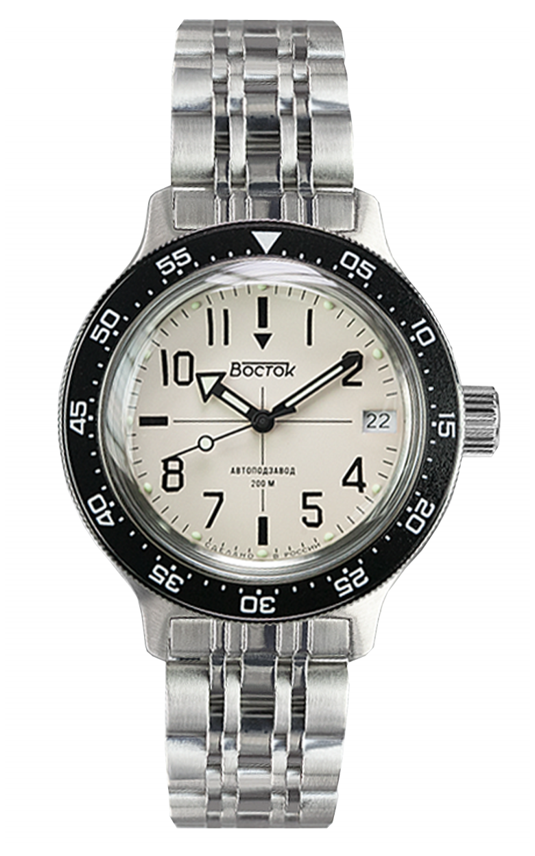 720070 russian watertight Men's watch механический wrist watches Vostok "Amphibia"  720070