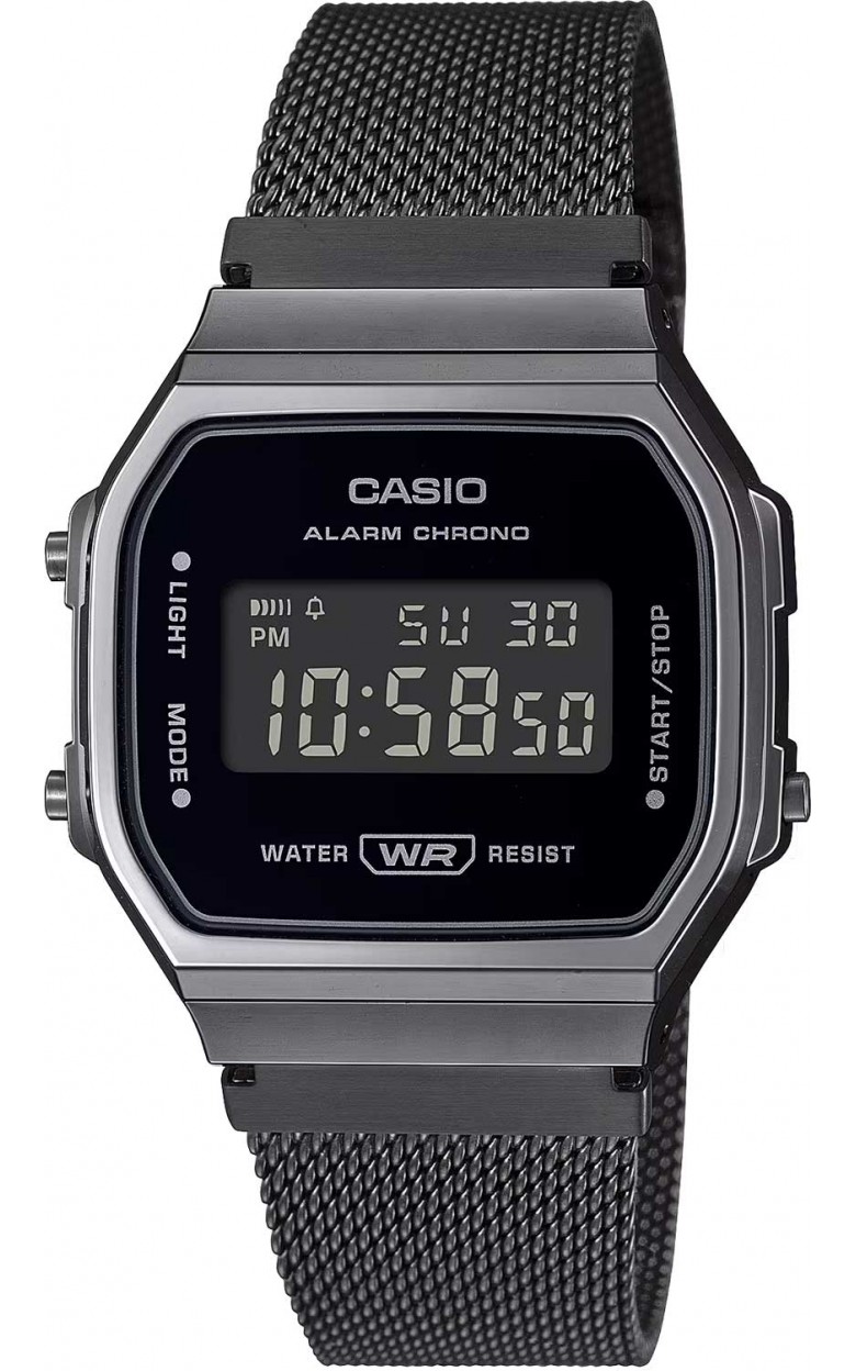 A168WEMB-1B  кварцевые наручные часы Casio "черный"  A168WEMB-1B