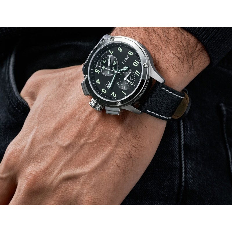 0010103-5.0 russian Men's watch кварцевый wrist watches Molnija (Lightning) "ачс-1 5.0 steel"  0010103-5.0