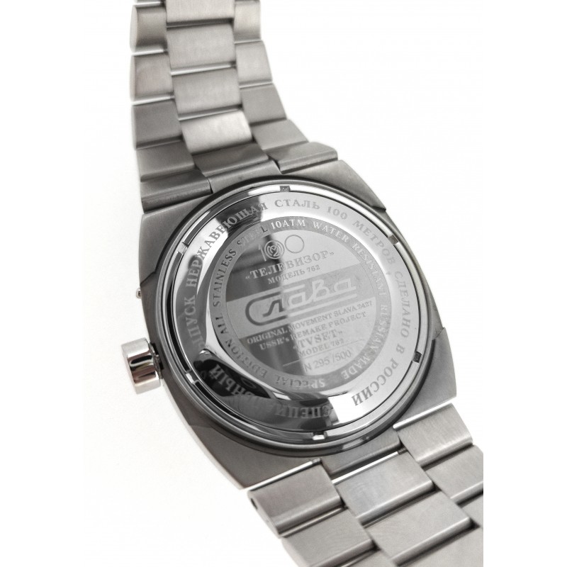 7620025/100-2427-02 7620025/100-2427-02 Wrist watch Slava tv mechanical с Automaticом с гравировкой