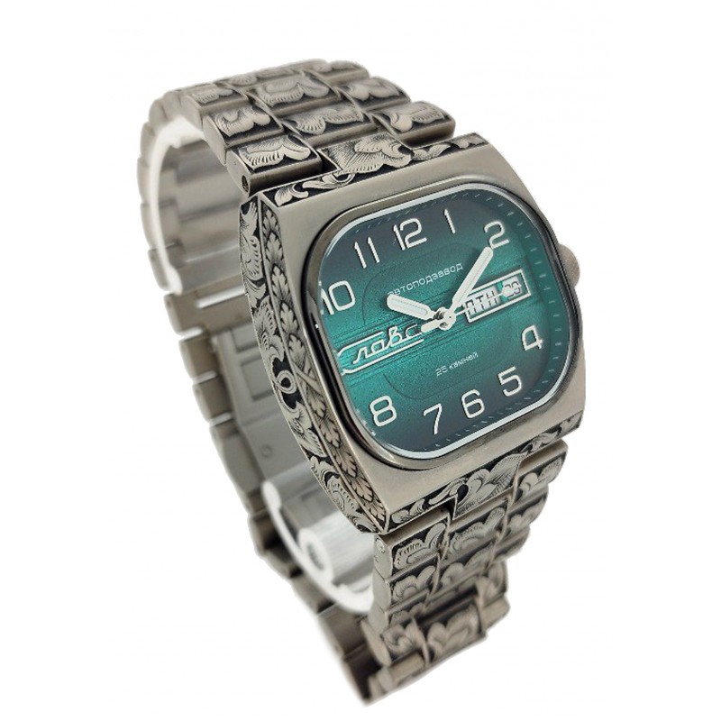 0220303/100-2427-04 0220303/100-2427-04 Wrist watch Slava tv mechanical с Automaticом с гравировкой