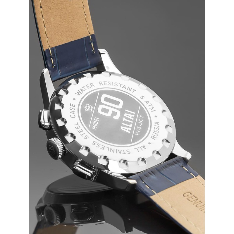 6S21.901214  Men's watch quartz hronograph wrist watches Poljot "Altai"  6S21.901214