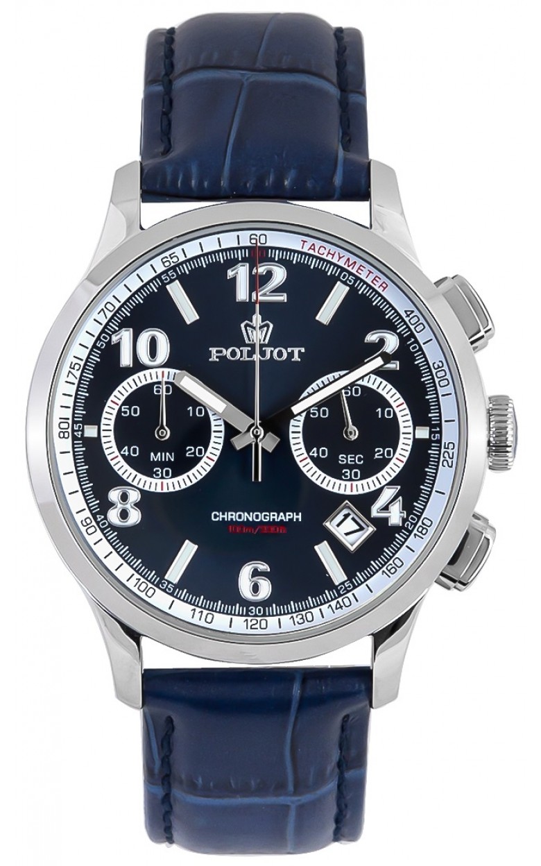 6S21.901214  Men's watch quartz hronograph wrist watches Poljot "Altai"  6S21.901214