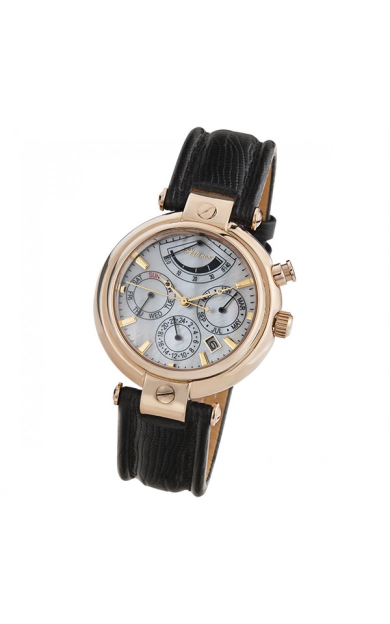 56800С.315  кварцевые наручные часы Platinor "Адмирал"  56800С.315