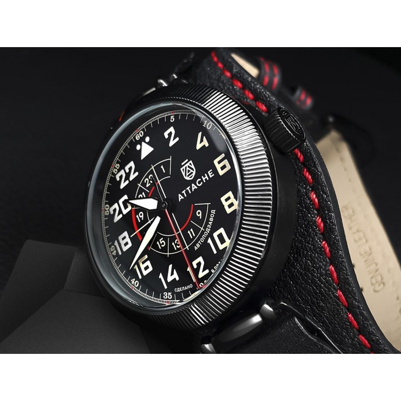 Pilot 24 Black-BR Pilot 24 Black-BR Wrist watch attache