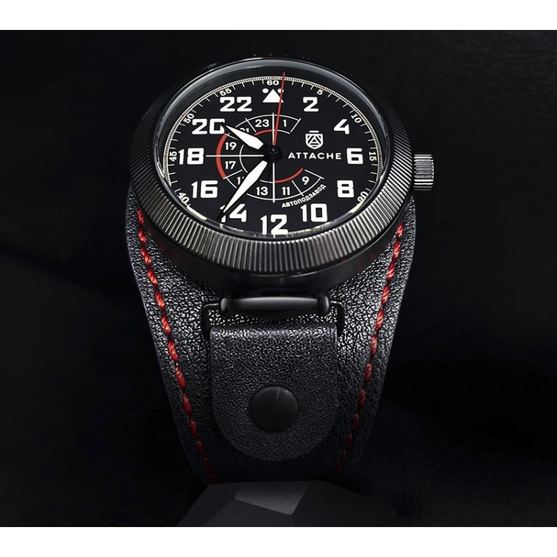 Pilot 24 Black-BR Pilot 24 Black-BR Wrist watch attache