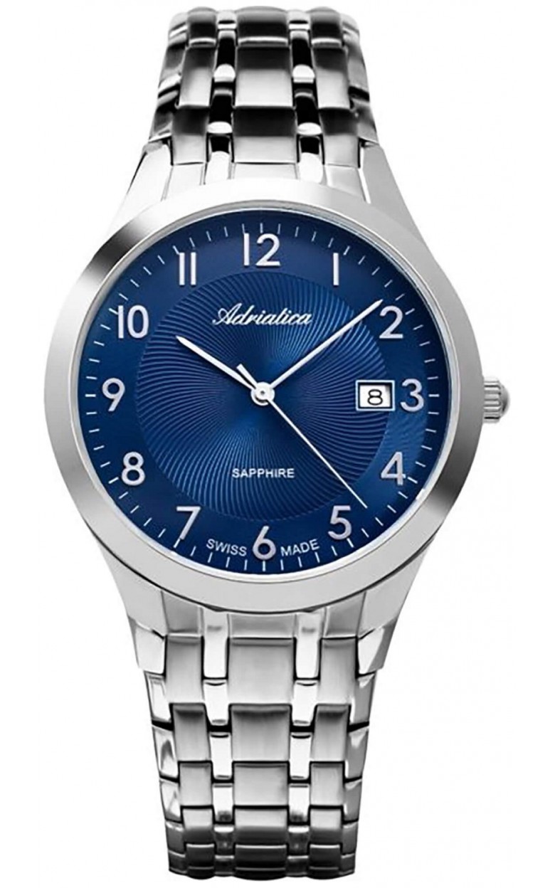 A1236.5125Q swiss Men's watch кварцевый wrist watches Adriatica  A1236.5125Q