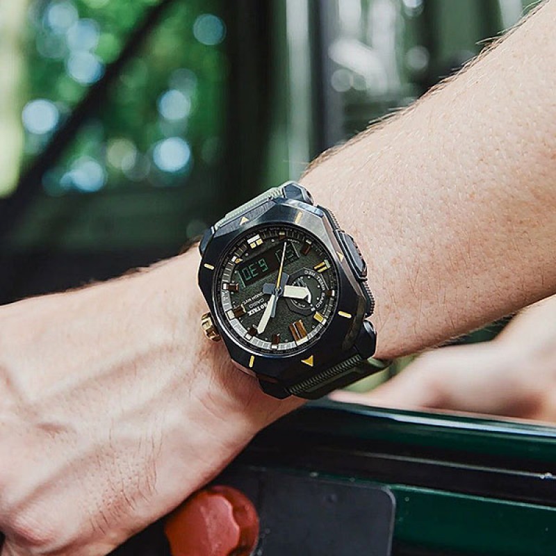 PRW-6900Y-3 japanese кварцевый wrist watches Casio "Protrek" for men  PRW-6900Y-3