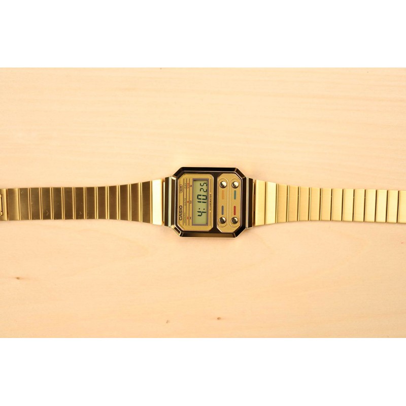 A100WEG-9A  кварцевые наручные часы Casio "Vintage"  A100WEG-9A
