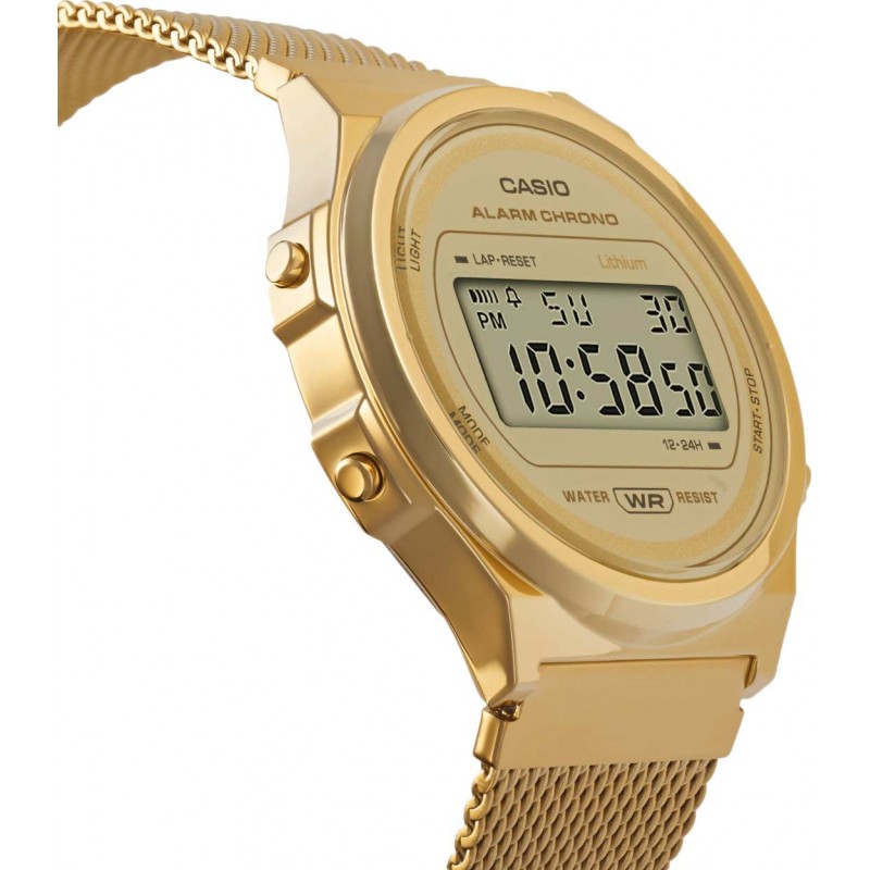 A171WEMG-9A  кварцевые наручные часы Casio "Vintage"  A171WEMG-9A
