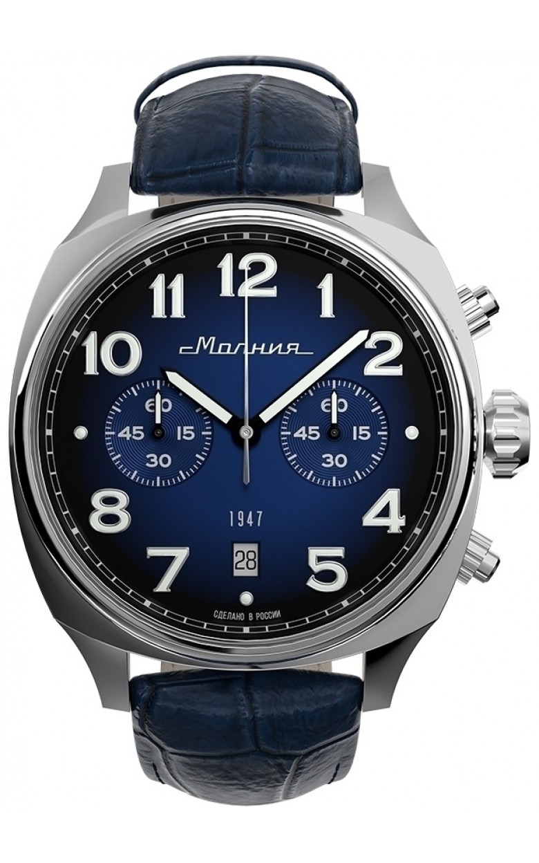 0020109-3.0 russian quartz hronograph wrist watches Molnija (Lightning) "evolution версия 3"  0020109-3.0