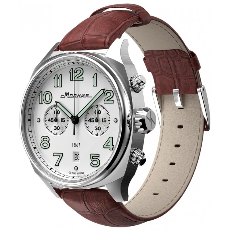 0020108-3.0 russian quartz hronograph wrist watches Molnija (Lightning) "Evolution 3.0" for men  0020108-3.0